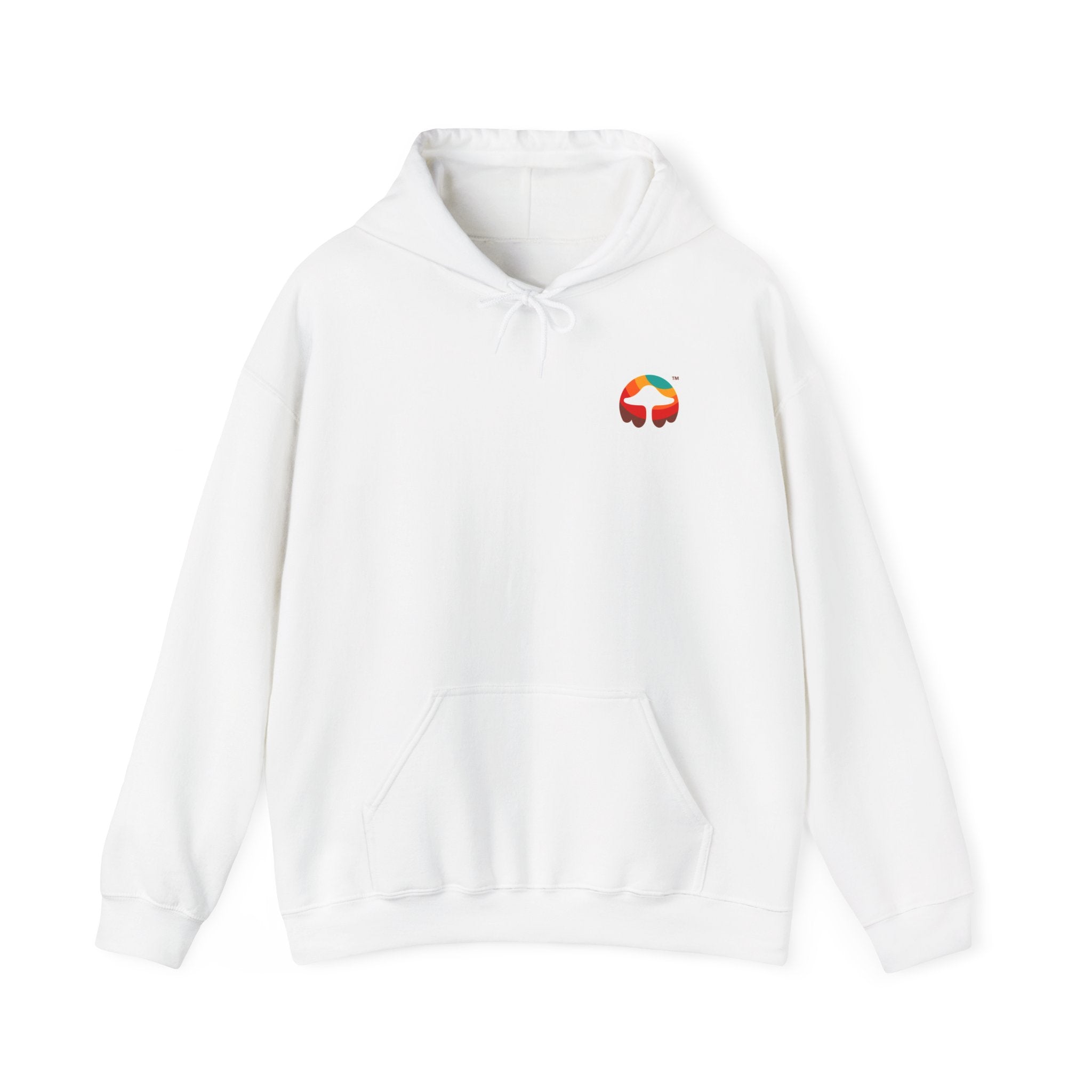 Mushroom Heart Hoodie — "There's mushroom for you" Cozy Graphic Sweatshirt